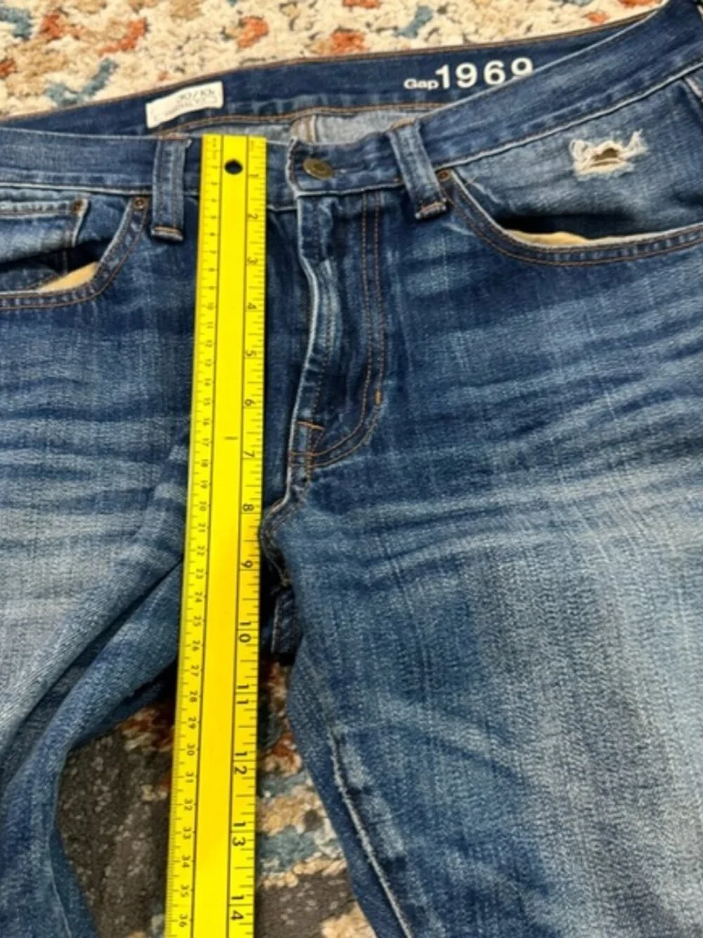 Gap 1969 Original Fit Women’s Blue Jeans Size 30/10R - Picture 4 of 5